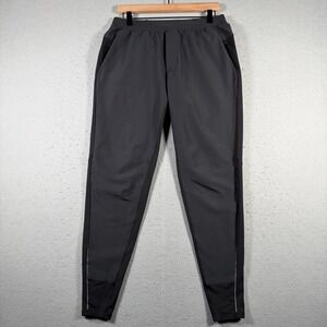 Lululemon Surge Hybrid Tapered Running Pants Black Mens 32x30 Reflective Joggers
